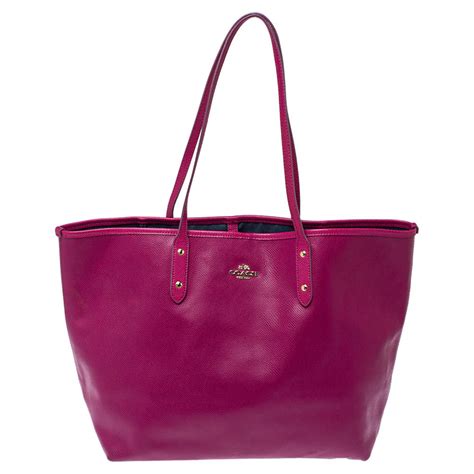 best seller cheap magenta color coach tote bags